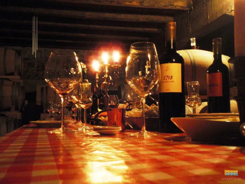 wine tour table